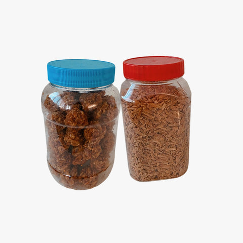 Coconut Candy & Flasks