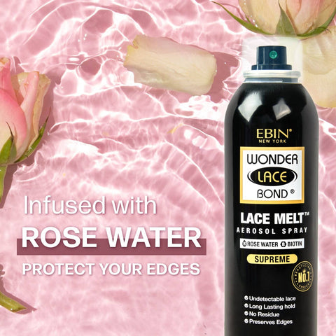 WONDER LACE BOND LACE MELT AEROSOL SPRAY- ROSEWATER
