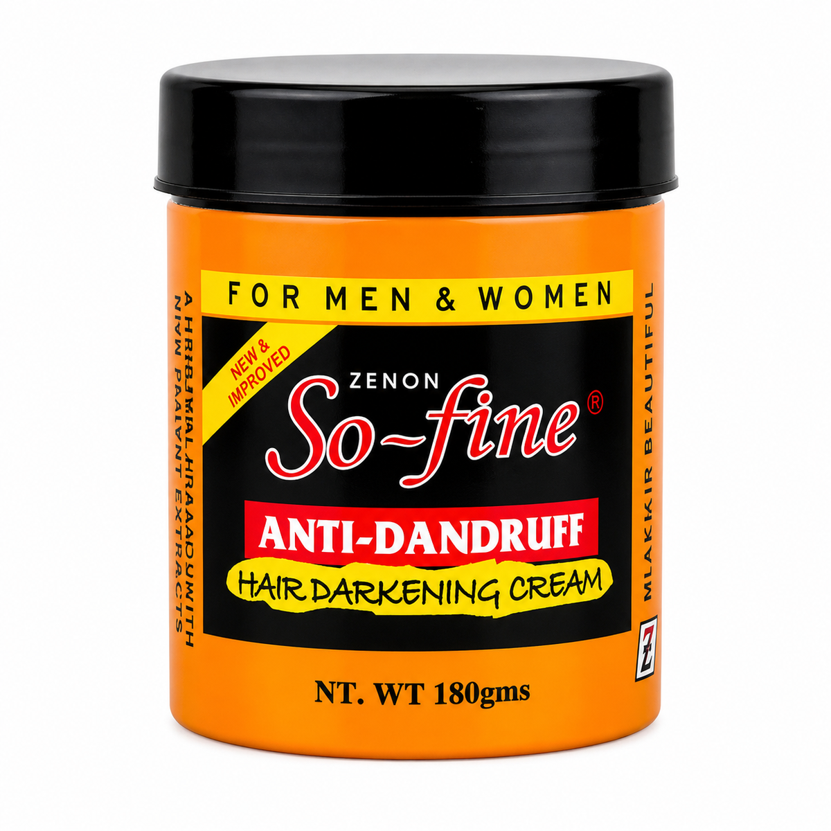 Zenon So-Fine Anti-Dandruff Hair Darkening Cream