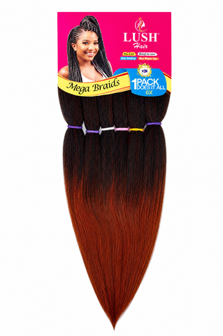 6x Lush Hair Mega Braids